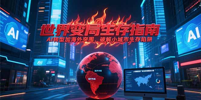 付费文章《世界变局生存指南，AI转型加海外突围，破解小城市生存陷阱》-木鱼网创
