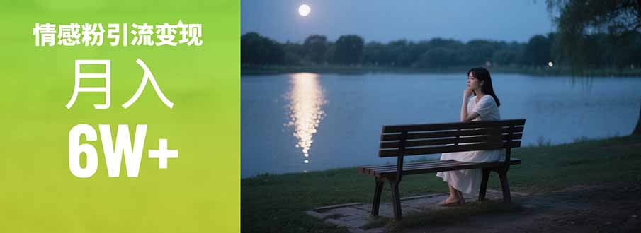 情感粉引流变现实操课:单月变现6w+,情感粉引流变现实操课-木鱼网创