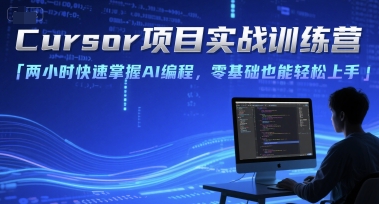 Cursor项目实战训练营，两小时快速掌握AI编程，零基础也能轻松上手-木鱼网创
