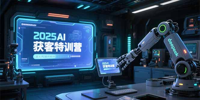 2025AI获客特训营，AI图文视频全制作，deepseek工具实操教学-木鱼网创